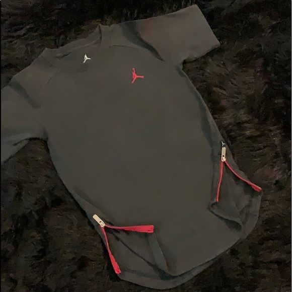 Nike Air Jordan Zip Sides S/S Tee Shirt Sz L - Picture 4 of 8